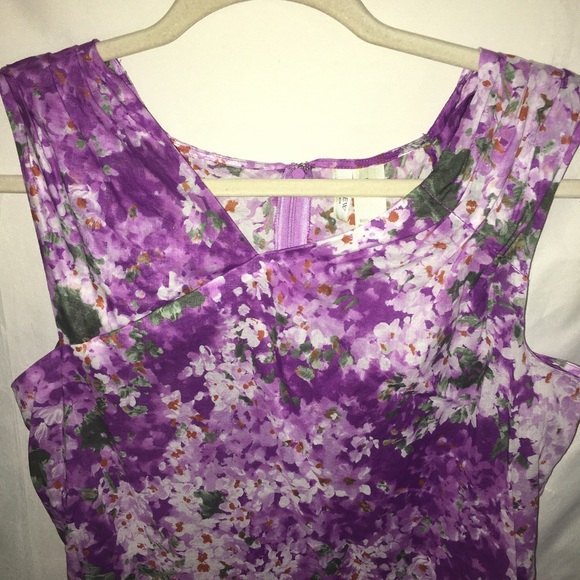 JCrew collection purple lilac sleeveless blouse Size 4 - Picture 9 of 9